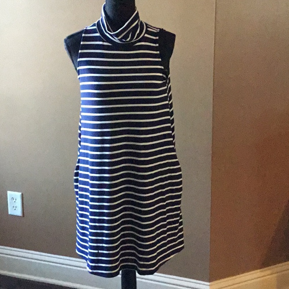 Sleeveless Stripe Dress
